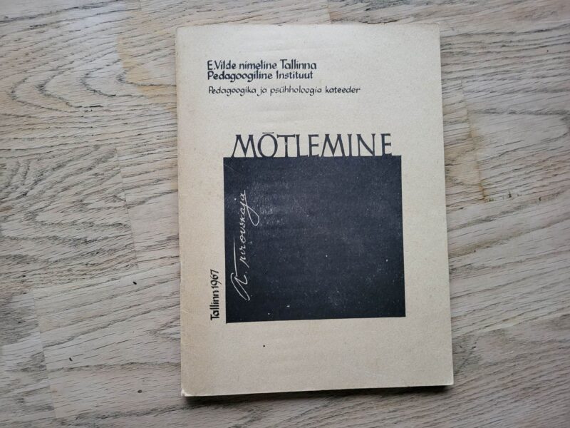 99582721 Mõtlemine . Anita Turovskaja