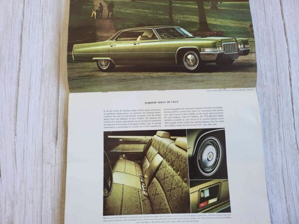 Cadillac 1970 Dealership book
