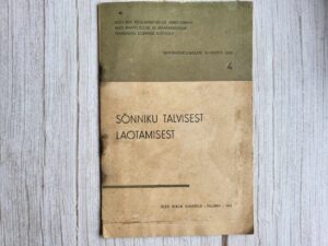 Sõnniku talvisest laotamisest