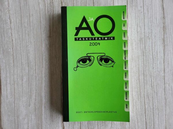 110997300 A ja O taskuteatmik 2004