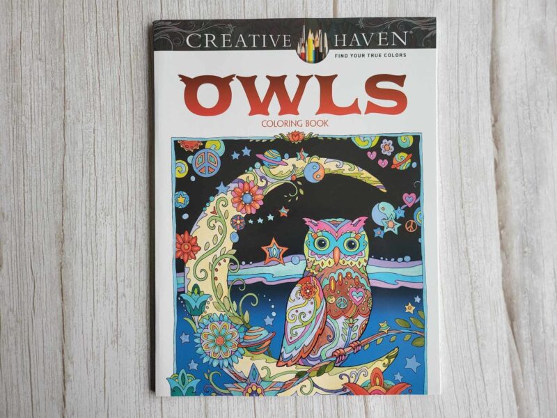 111024224 Owls Coloring Book Värvimisraamat