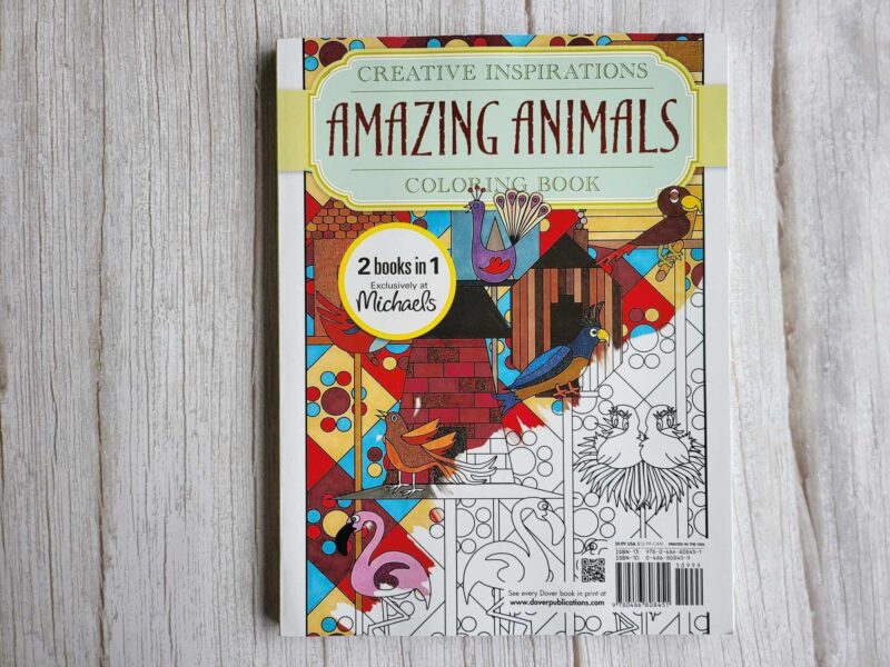 111024374 Amazing Animals Coloring Book Värvimisraamat