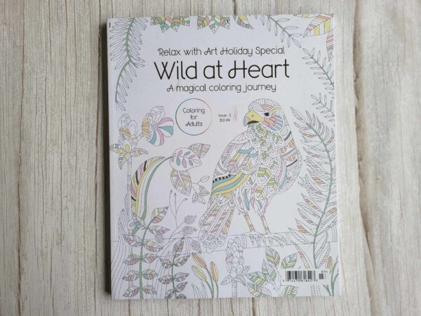 Relax with Art Holiday Special Wild at Heart Värvimisraamat