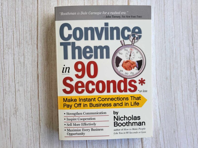Convince Them In 90 Seconds Or Less . Nicholas Boothman - Raamatugalerii