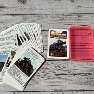Super Top Trumpf Dampfloks mängukaardid