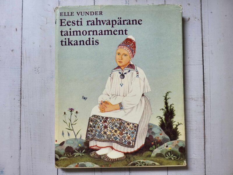 112611488 Eesti rahvapärane taimornament tikandis . Elle Vunder