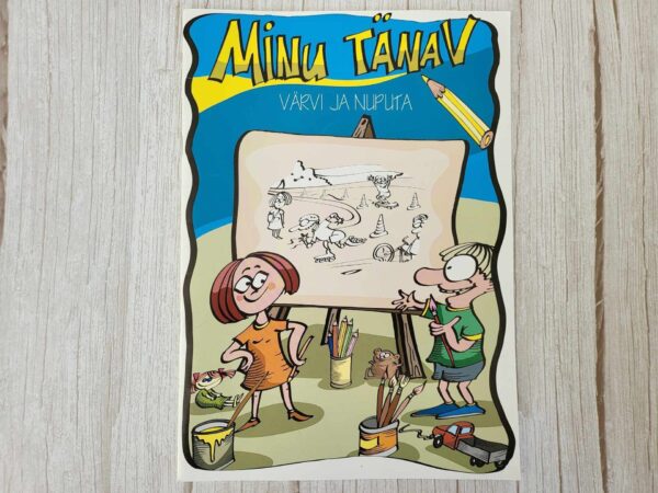 Minu tänav Värvi ja nuputa . Värvimisraamat