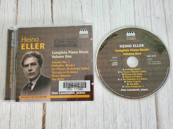 Heino Eller Sten Lassmann Complete Piano Music Volume One