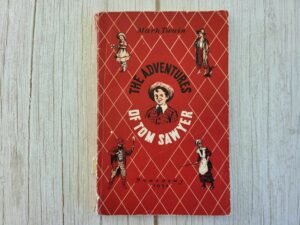 The Adventures of Tom Sawyer book . Mark Twain 1954