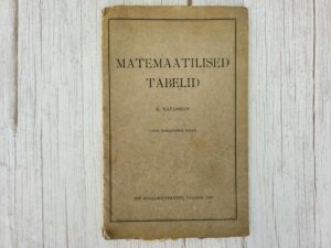 Matemaatilised tabelid . Kalev Ratassepp