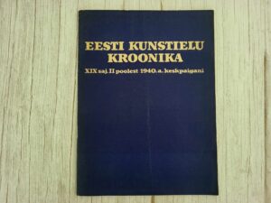 Eesti kunstielu kroonika . Rein Loodus