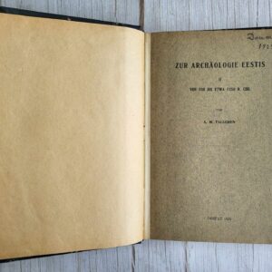 Zur Archäologie Eestis 1925