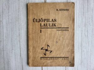 Üliõpilas laulik I nootidega . R, Ritsing 1933