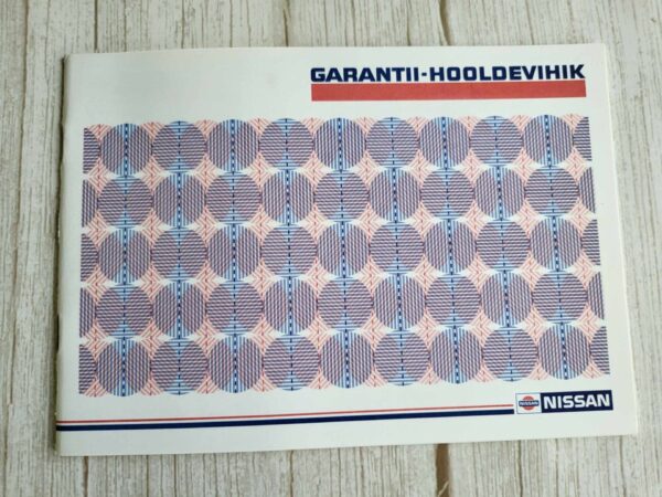Nissan Garantii-hooldevihik serviseraamat
