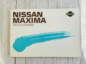 Nissan Maxima kasutajaraamat