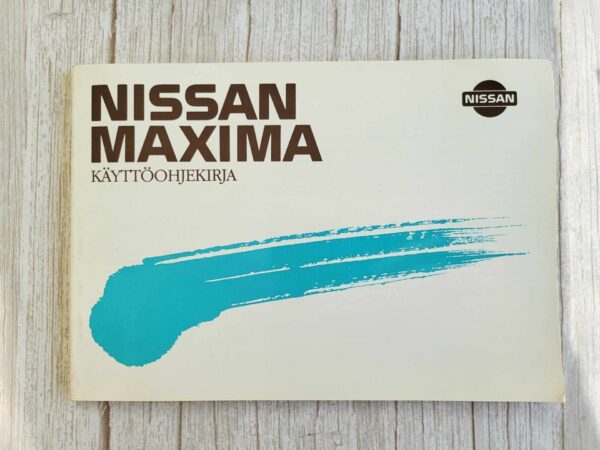 Nissan Maxima kasutajaraamat