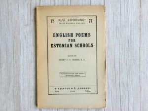 English poems for Estonian schools 1938