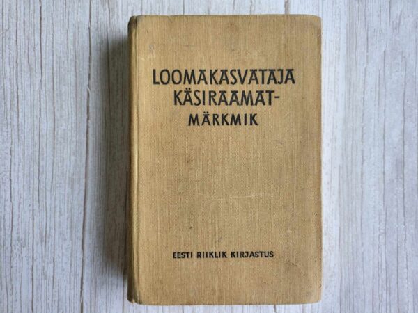 Loomakasvataja käsiraamat-märkmik 1960