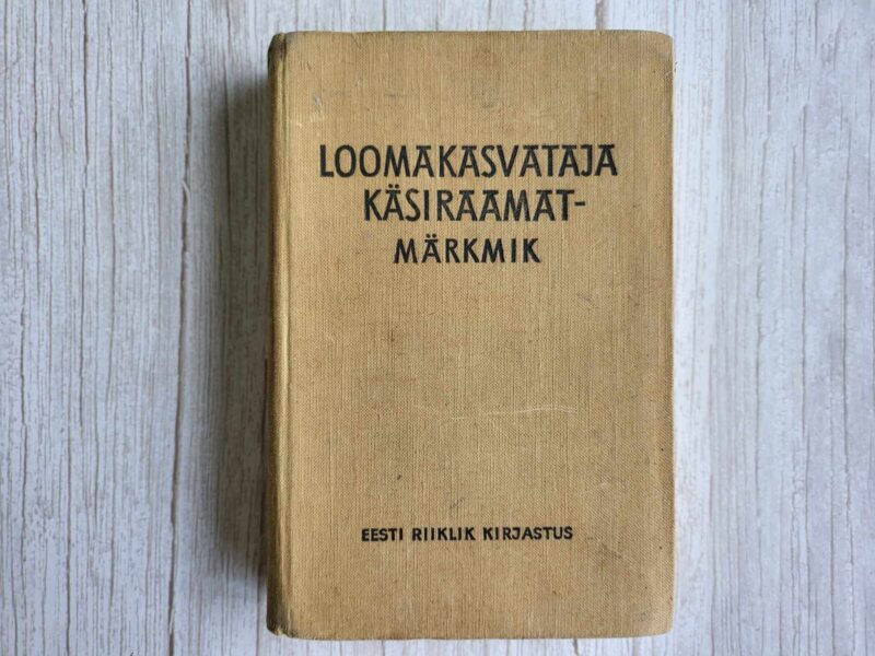 118151063 Loomakasvataja käsiraamat-märkmik 1960