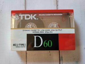 UUS! TDK D60 Jaapani versioon Kassett
