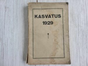 Ajakiri Kasvatus 1929 aastakäik
