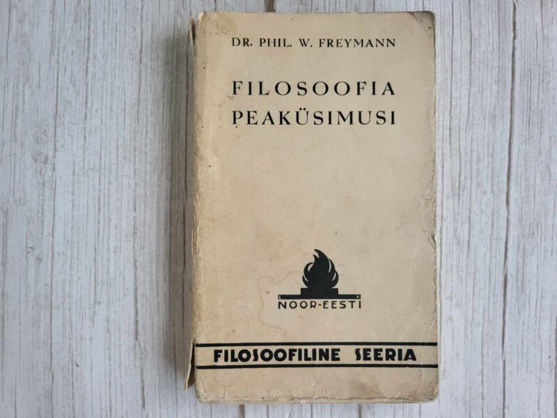 118976987 Filosoofia peaküsimusi . Walther Freymann 1939