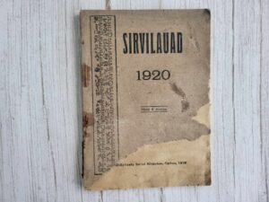 Eesti rahva tähtraamat 'Sirvilauad 1920