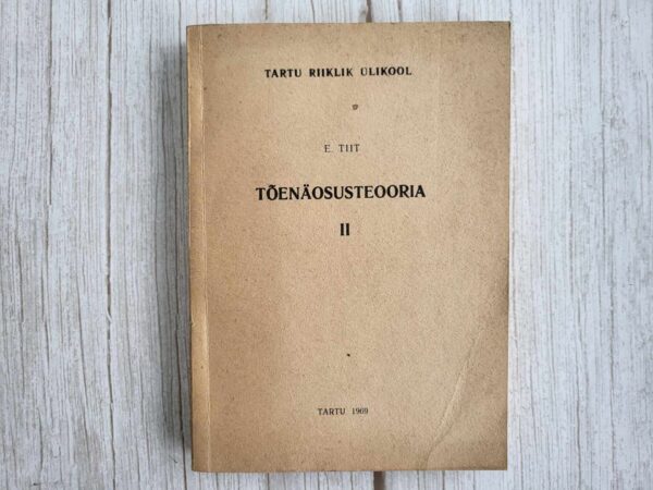 Tõenäosusteooria II