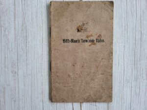 Wäike-Maarja tarwitajate ühisuse liikmeraamat 1920