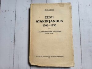 Eesti ajakirjandus 1766-1930 . Richard Antik
