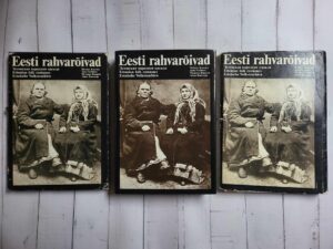 Eesti rahvarõivad  I - III koos lõikelehtedega  Täiskomplekt
