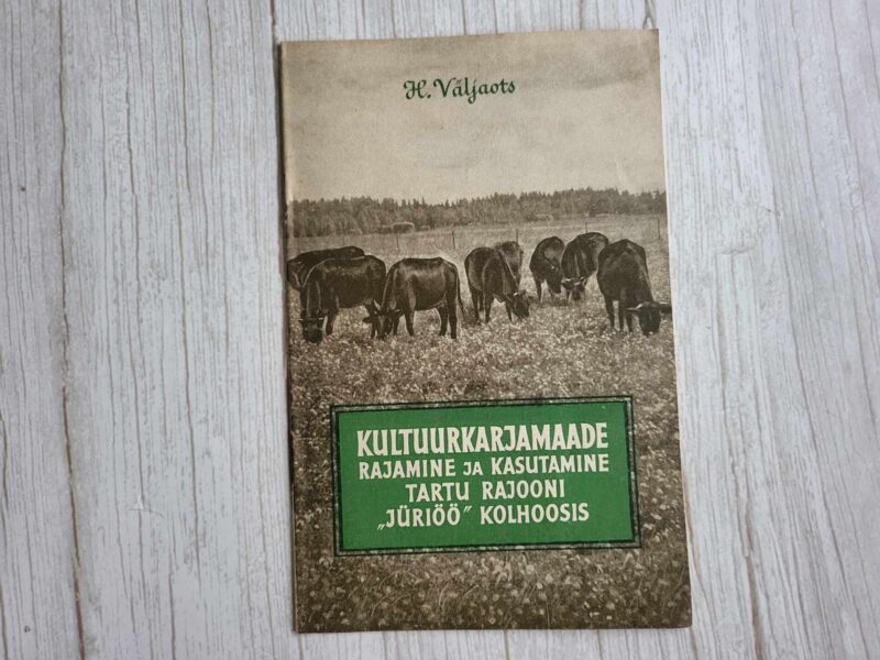 120255158 Kultuurkarjamaade rajamine ja kasutamine Tartu rajoonis