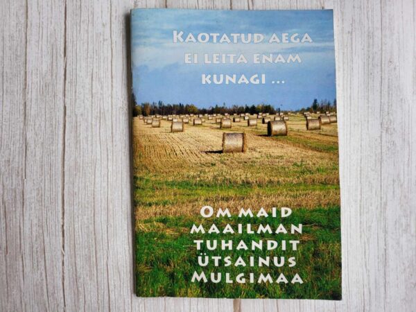 Kaotatud aega ei leita enam kunagi... Om maid maailman tuhan