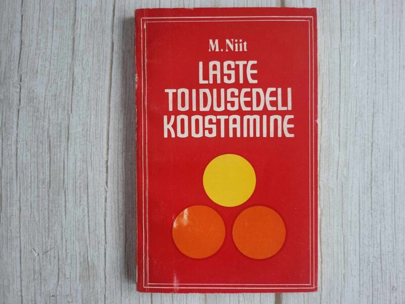 120856355 Laste toidusedeli koostamine . Malle Niit
