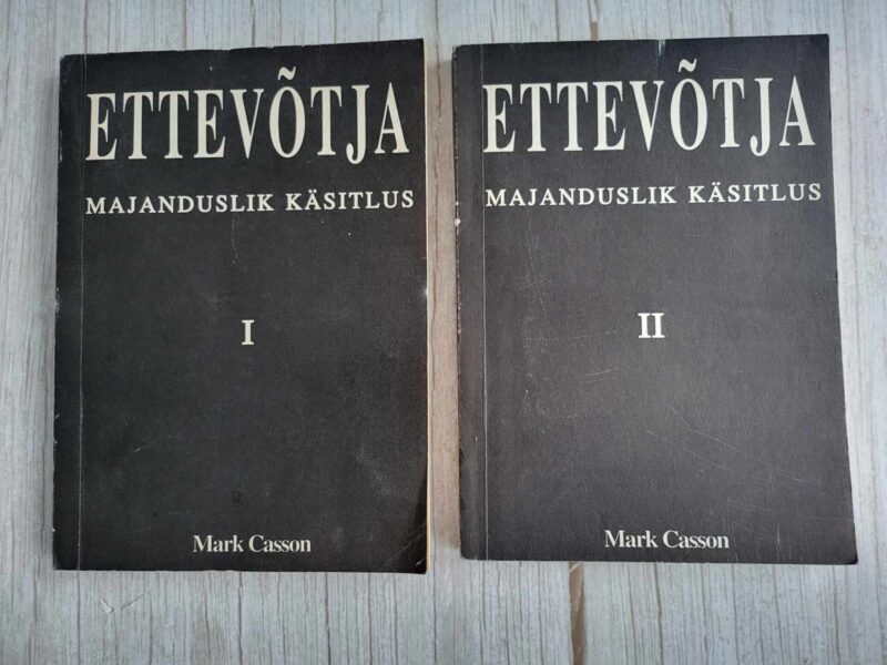 120900754 Ettevõtja Majanduslik käsitlus I-II . Mark Casson