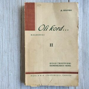 Oli kord Mälestusi Hugo Treffneri esimesejärgu kool