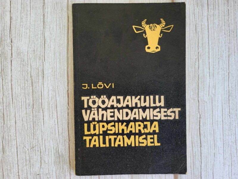 121487156 Tööajakulu vähendamisest lüpsikatja talitamisel . J. Lõvi