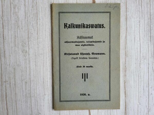 Kalkunikaswatus 1926