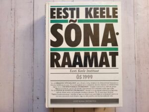 Eesti keele sõnaraamat . ÕS 1999