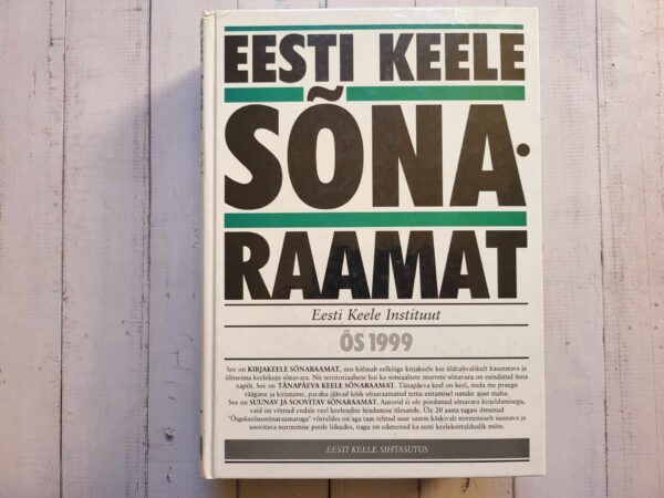 Eesti keele sõnaraamat . ÕS 1999
