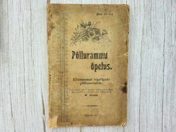 Põllurammu õpetus . Jüri Brandt  1907