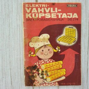 Vahvliküpsetaja Volta kasutamisjuhend