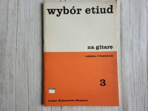 Kitarrimängu õpetus Wybór Etiud Na Gitarę 3