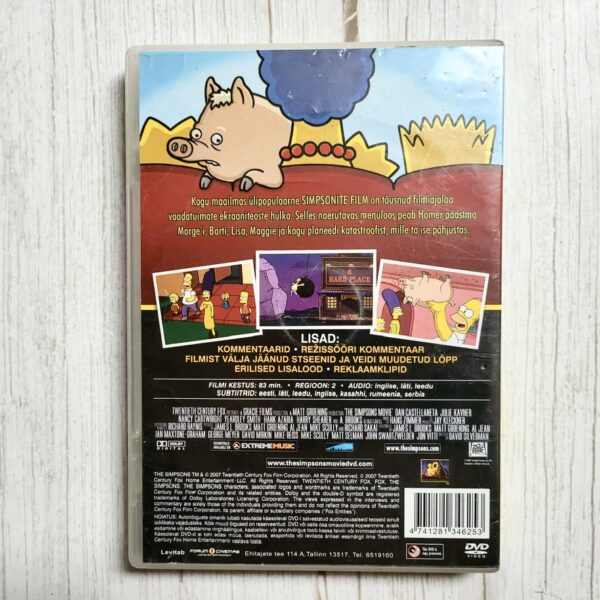 Simpsonid – Simpsonite Film DVD