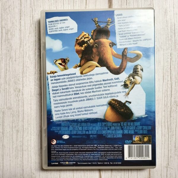 Jääaeg 2 Suur Sula DVD