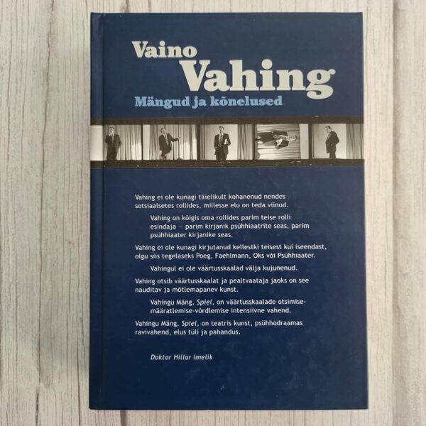 Vaino Vahing - Mängud ja kõnelused