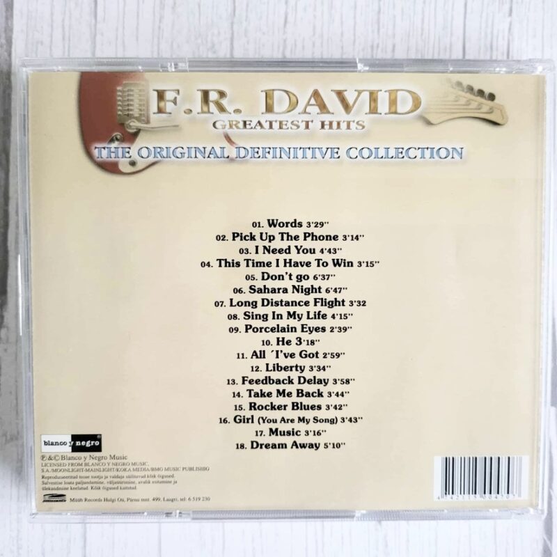 4CCF8690-E207-4374-8257-CBC362C9A7A7_1_105_c F. R. David – Greatest Hits