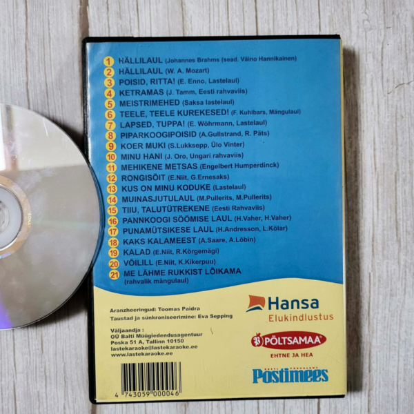 Eesti esimene lastekaraoke 2 osa (DVD)