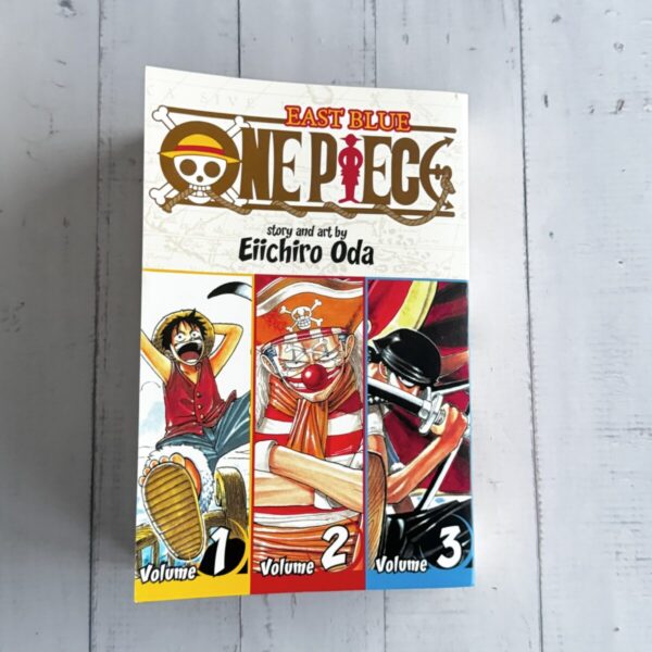 One Piece: East Blue Omnibus Edition #1 (Volumes 1–2–3) – Eiichiro Oda, English Manga