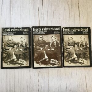 Eesti rahvarõivad I - III koos lõikelehtedega. Täiskomplekt